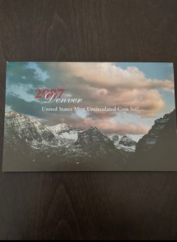 2007 US mint unc coin set Denver