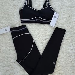 Alo Black Gym Set 🎀
