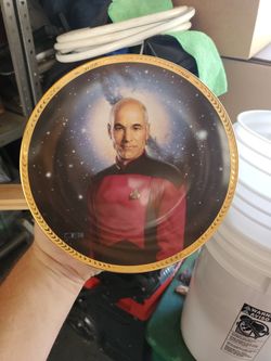 Collectible Plate Jean-Luc Picard Star Trek