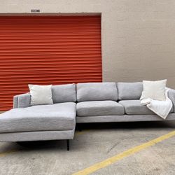 Gray Sectional Couch with Free Delivery!