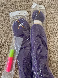 Purple hair extension