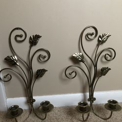 Wall Candle Sconces Brass Home Interiors