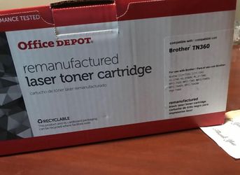 Office Depot Remanufactured Laser Toner – Brother TN360 Compatible 🖨️🖤