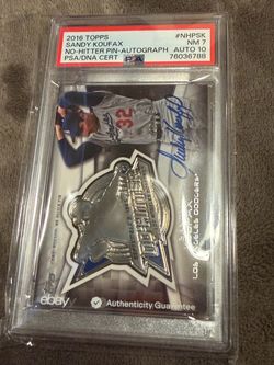 Sandy Koufax signed/graded card