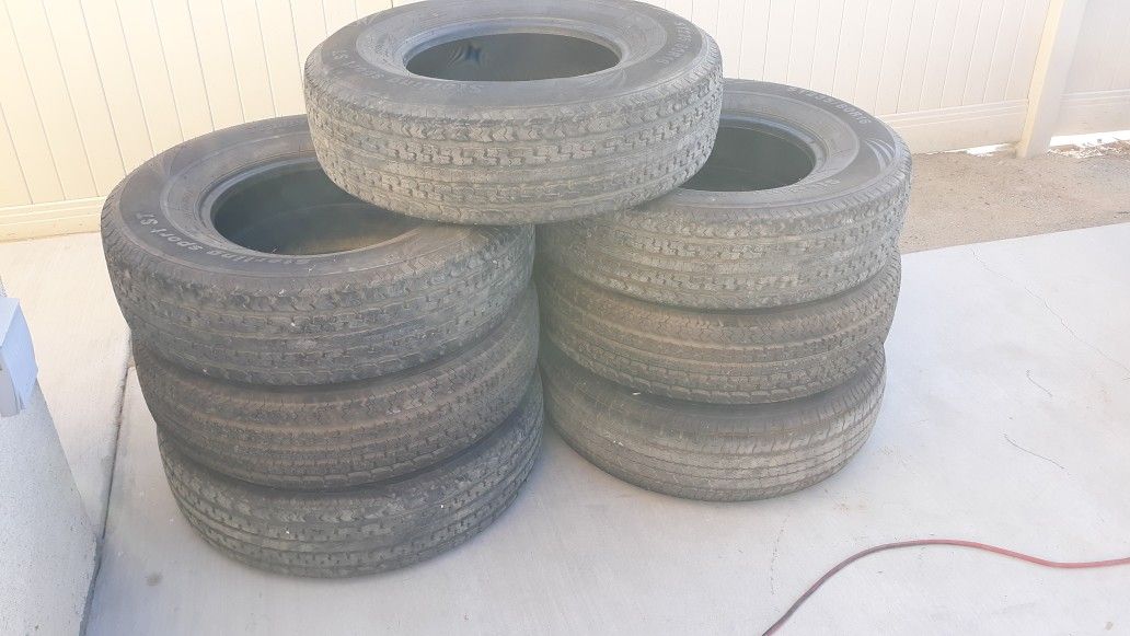 10ply trailer tires x7