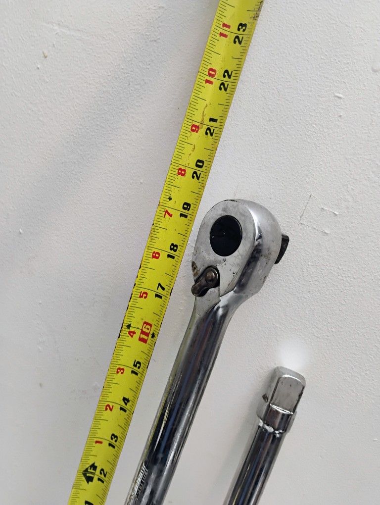 Klutch 3/4 drive rachet 20 inches long no issues 3/4 klutch drive extension is 16 inches