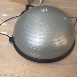Gray Work Out Ball
