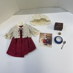 Vtg Pleasant Company American Girl Felicity School Story Outfit Accessory Lot