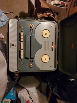 Antique reel to reel recorder