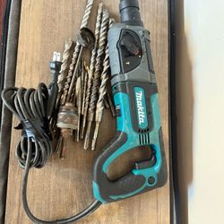 Rotary Hammer Makita Con 13 Brocas 
