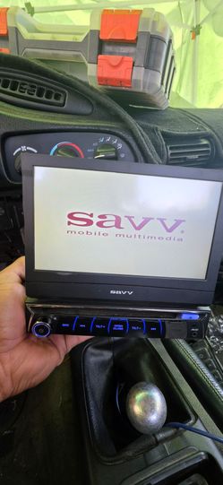 Flip out car stereo