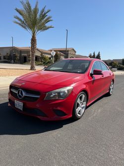 Mercedes-Benz CLA Red 4-Door Sedan
