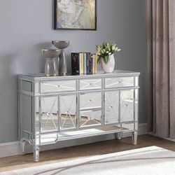 Gorgeous Mirrored Cabinet with Crystal Knobs ONLY $650 Lowest Prices Ever   !