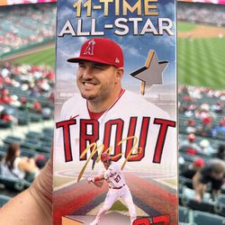 11 Time All Star Mike Trout Bobble head NIB