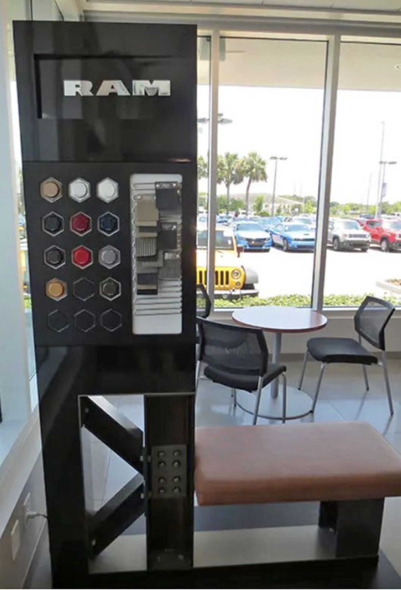 Mopar Benches With Interactive Touch Screen