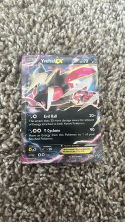 Yveltal Ex Pokémon card