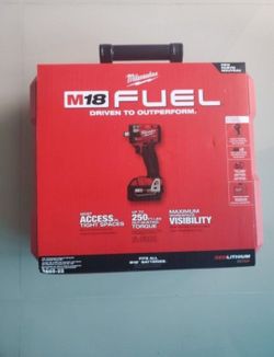 Milwaukee

M18 FUEL GEN-3 18V Lithium-Ion Brushless Cordless 1/2 in. Compact Impact Wrench with Friction Ring, (2) 5.0 Batteries And Charger 