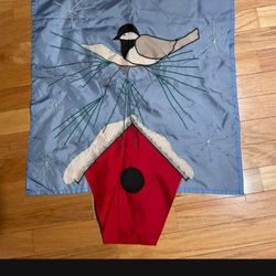 Birdhouse Outdoor Flag