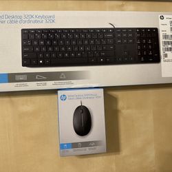 HP 320MK Keyboard And Mouse Bundle Brand New