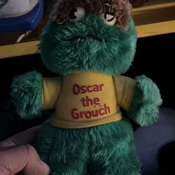 Oscar the Grouch plush vintage