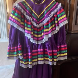 Vestido Para Baile Folclórico Mexicano