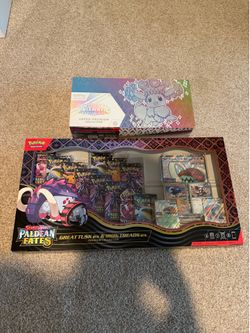 Sealed Prismatic SPC and Paldean Fates Premium Collection
