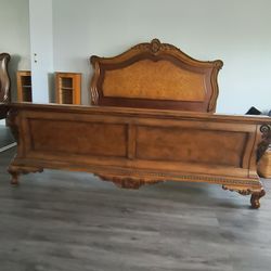 King Wooden Bed Frame