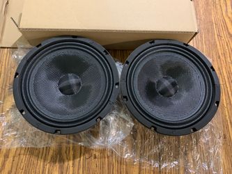 New Pair Kong Audio 8”  Shallow Mount Miidrange Loud Speakers ( $80 per pair )