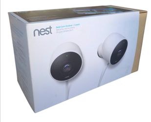 NEW 2nd Gen Google Nest Cam Outdoor 2-Pack (Wired)