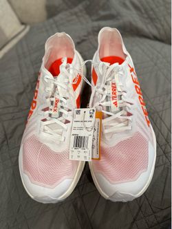 adidas Terrex Agravic Speed White Impact Orange Men's Lightweight Sneaker