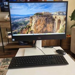 Dell Optiplex 5260 All in One Computer with white stand