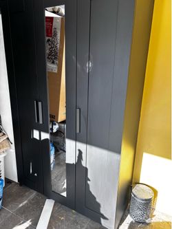 BLACK IKEA WAREDROBE LIKE NEW
