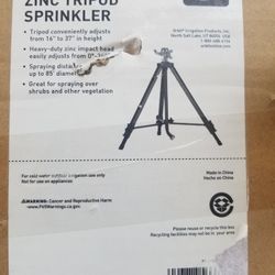 Zinc Tripod Sprinkler