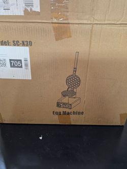Waffle Egg machine.