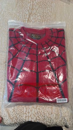 Supreme Vanson Spiderman sweater size XL