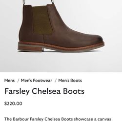 Barbour men’s boots