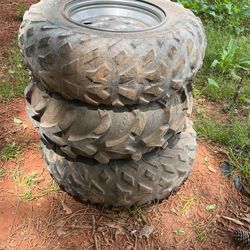 Four Wheeler Tires And Rim  All For 70