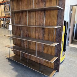 Brazilian wood wall unit