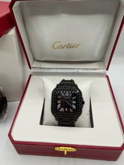 Black Cartier Watch