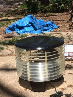 1950's hassock fan air circulator