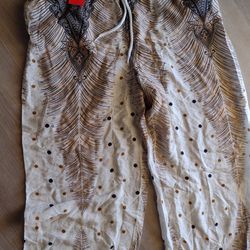Summer Pants With Pockets, Size Small New