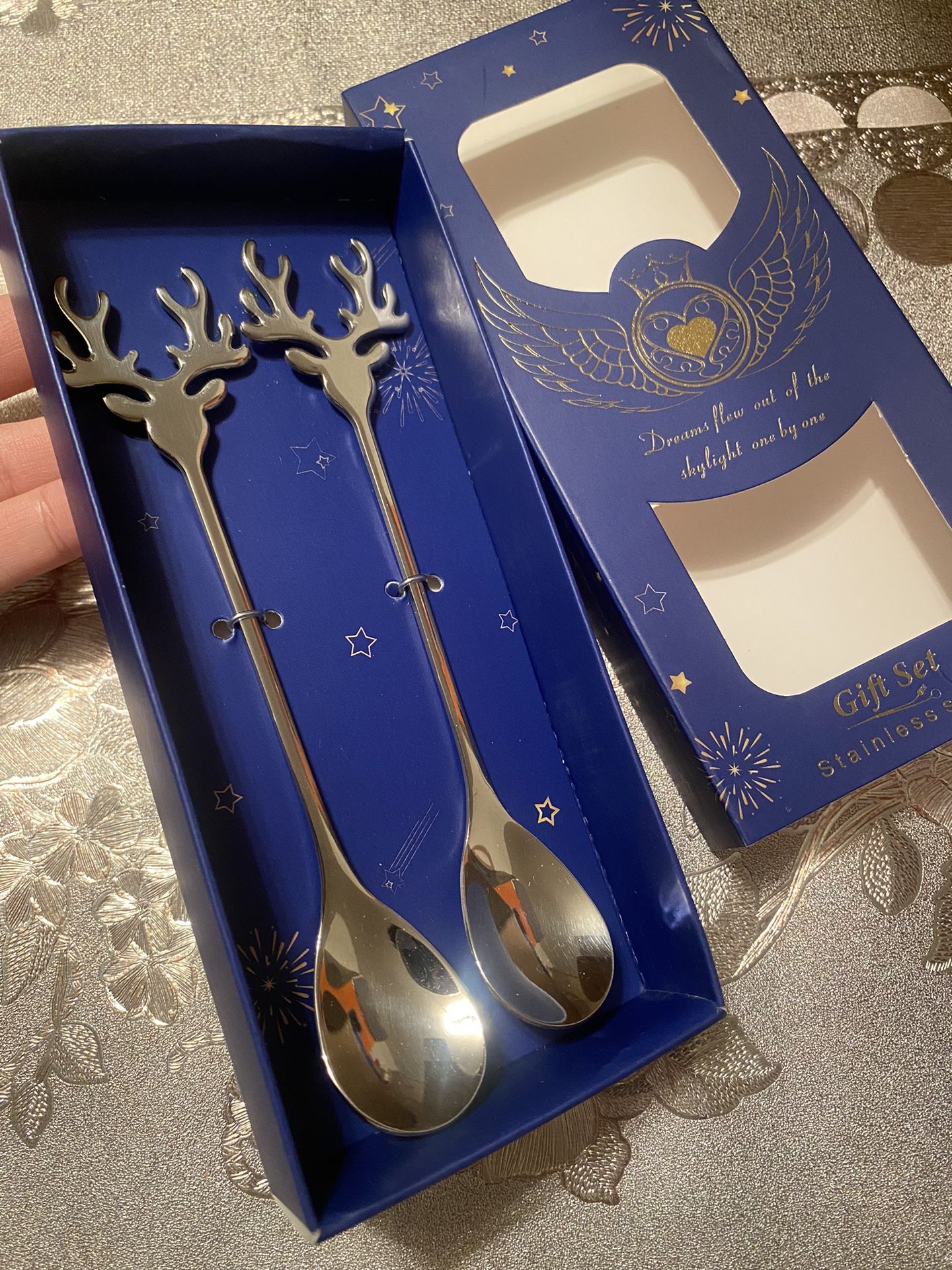 Reindeer Antler Spoon Gift Set
