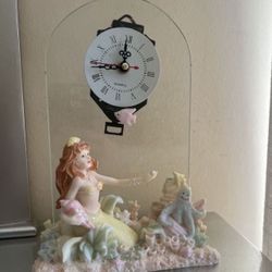 NEW mermaid clock home decor collectibles gift 
