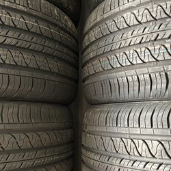 💥 INSTALL OEM TESLA Y TIRES - 4x CONTINENTAL AS EV TIRES FOAM 255/45/19 99.9% 255/45R19