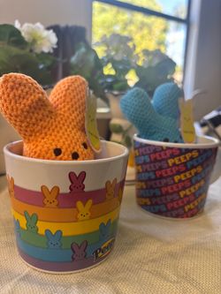 Peeps Plush In Mug, NEW