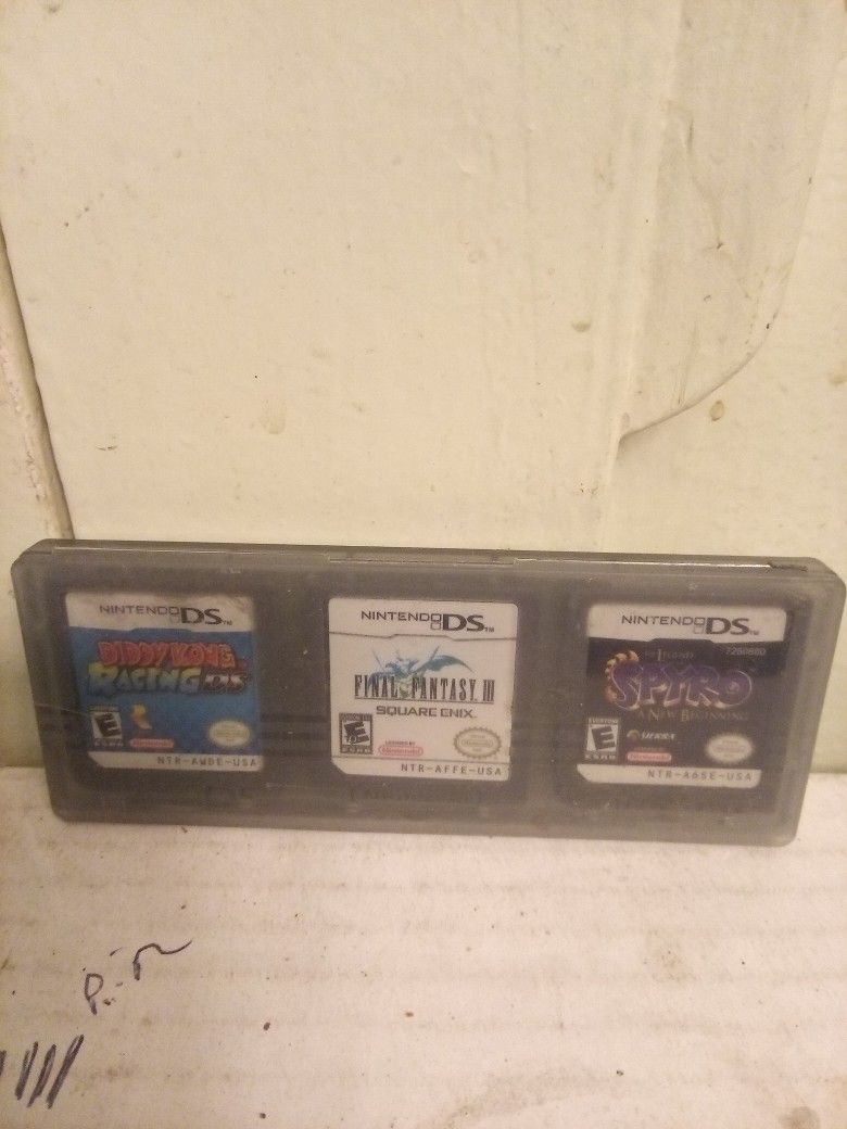 !! 3 Video Games Nintendo DS Firm Price Serious Buyers