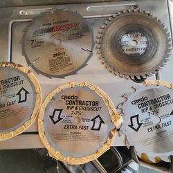 5 Circular Saw Blades 