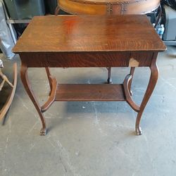 Antique Tiger Oak Desk