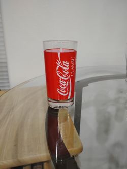 vintage 1980s Coca-Cola Classic drinking glasses