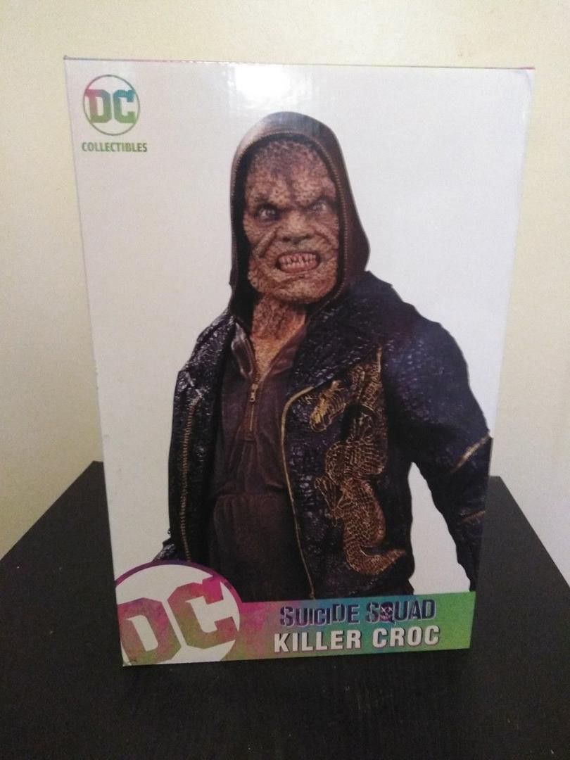 NEW DC FIGURE KILLER CROC STATUE ASKING $70.00 COLLECTABLE ITEM